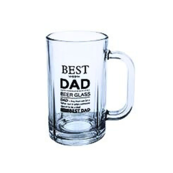 Best Dad Beer-Mug Glass Dad 400ml