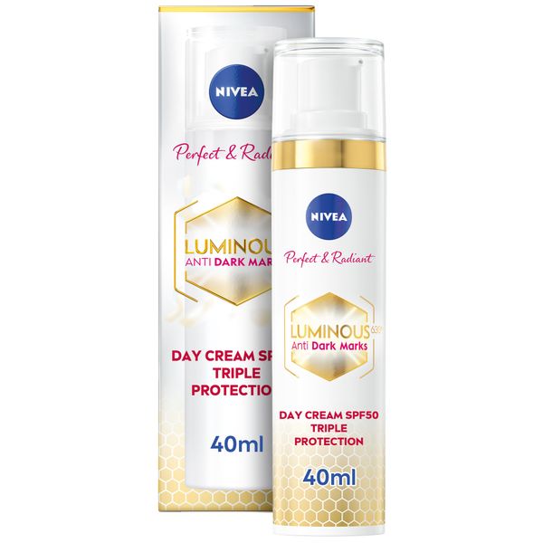 NIVEA Perfect &amp; Radiant LUMINOUS630 Anti Dark Marks Day Cream SPF50, 40ml