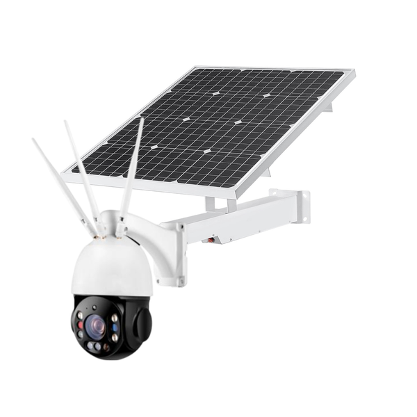 60W Outdoor Solar Powered Surveillance 3 Antenna Recording Camera