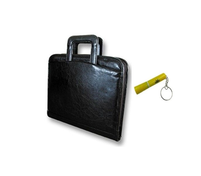 Executive Folio Bag With MXM Keyring Flashlight