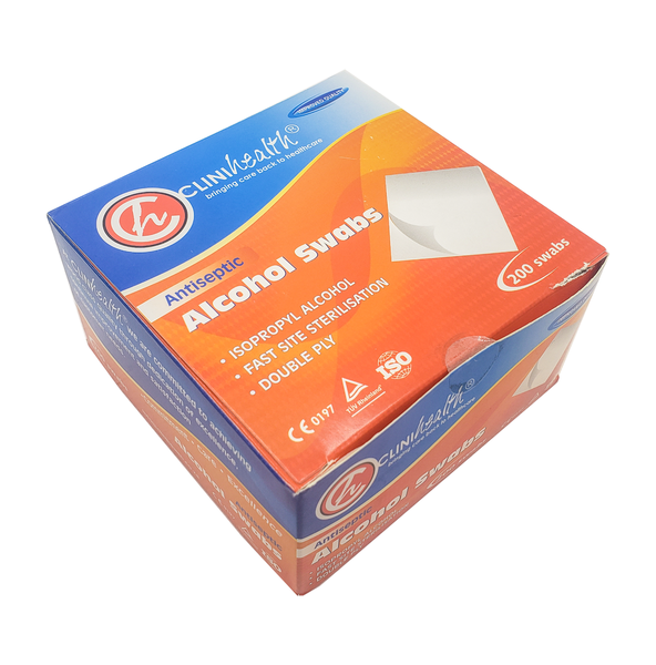 Alcohol Swabs - 200 - Clinihealth Prep Pads
