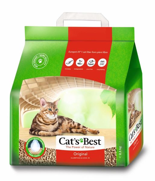 Cat's Best - Original 2.1Kg/ 5L clumping ECO cat litter