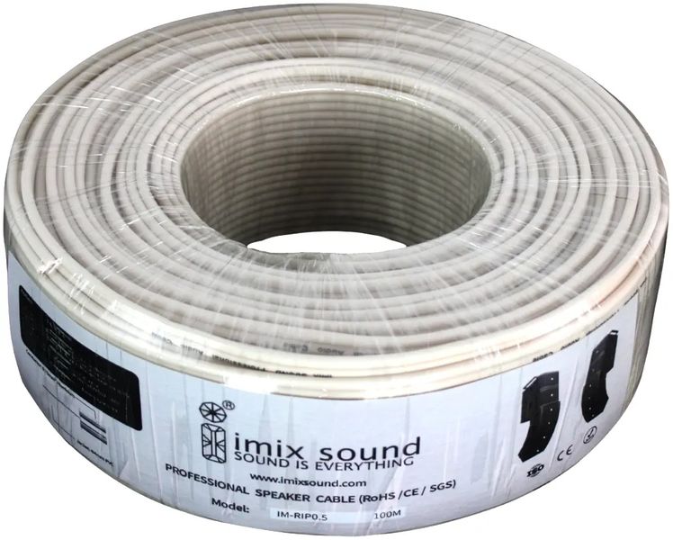 Imix IM-RIP-0.5 Figure-8 Speaker / Power Cable - 100 Meter
