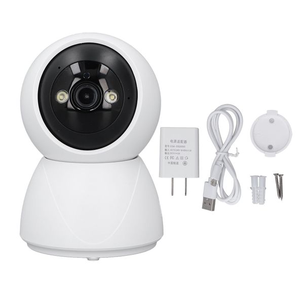 Indoor Security Cam: Motion, Night Vision, APP, WiFi, 360 Coverage