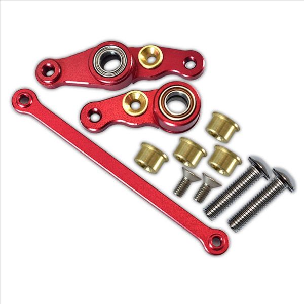 Metal Steering Components Steering Assembly for Tamiya Df01 Ta01 4