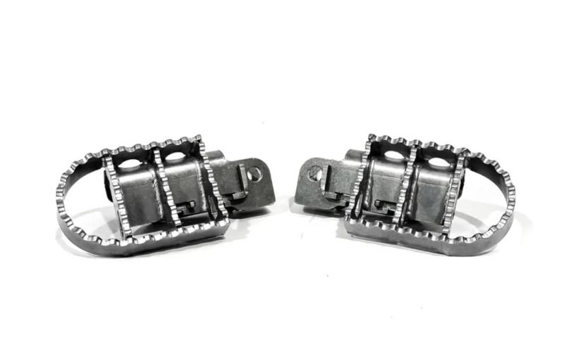 Wide Pillion Foot Pegs BMW R1200 GS/GSA - Stainless