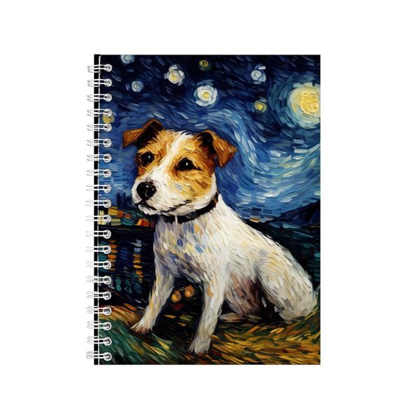 JACK RUSSEL TERRIER Starry Night Notebook Animal Gift Idea Notepad Pad 113