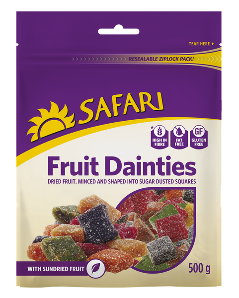 Safari Dried Fruit Dainty Cubes 500g