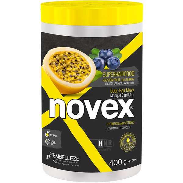 Novex SuperHairFood Passion Fruit And Blueberry Hair Mask 400g