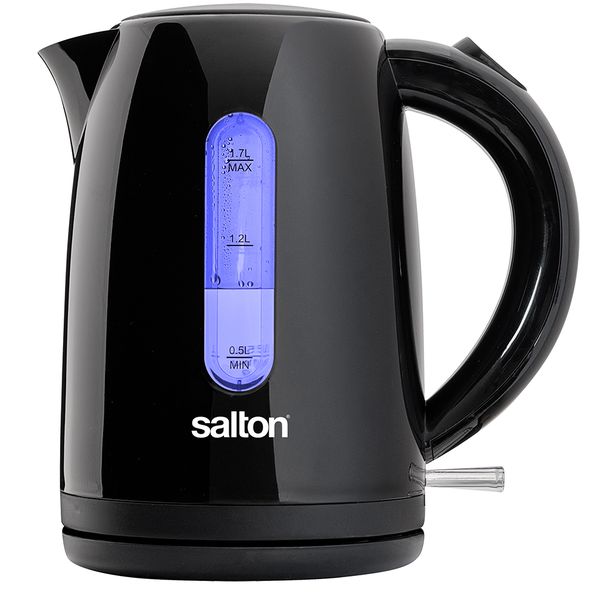 Salton Black Plastic 1.7 L Kettle