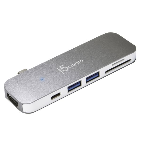 J5 Create USB-C ULTRADRIVE MINIDOCK 7-in-1 functions