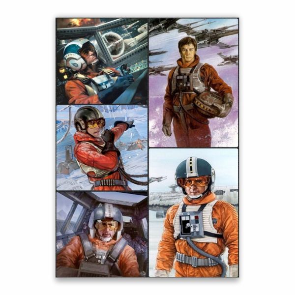 Wedge Antilles Collage Poster - A1