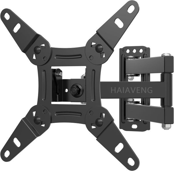 Full Motion TV Wall Mount with Swivel, Extension and Tilt Compatible with 13-42" TV