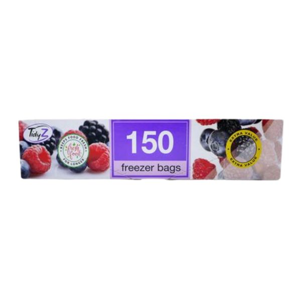 Freezer Bags | 2-Pack 150 - Food Storage Bags | TidyZ
