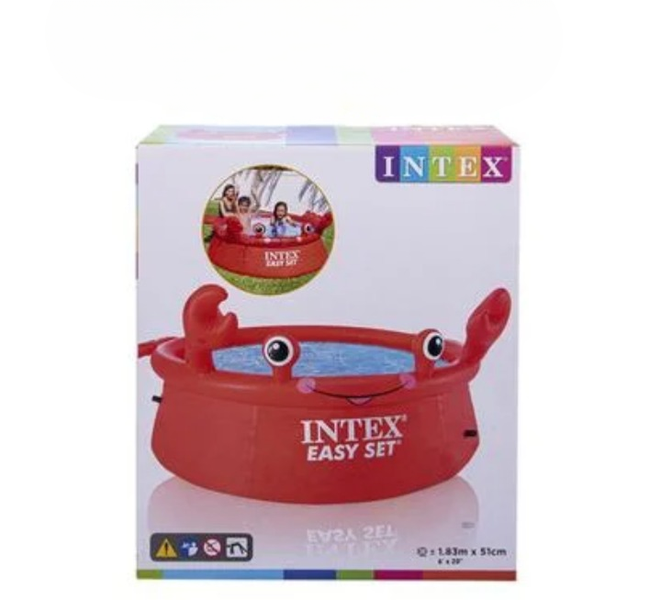 Intex Easi-Set Crab Design Pool 183 x 51 cm - Perfect for Toddlers
