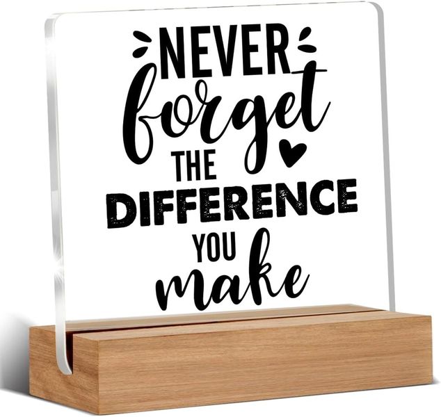 Retirement Acrylic Sign - Going Away Gift for Coworker