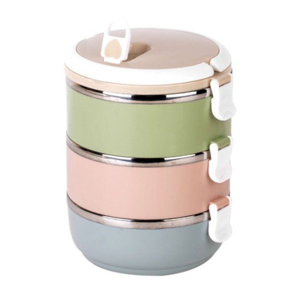 Portable Variable Multi-layer Insulated Lunch Box (3 Layers) | Shop