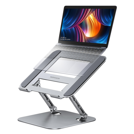 Height Adjustable Laptop Stand for Desk, FoldablePortable Stand