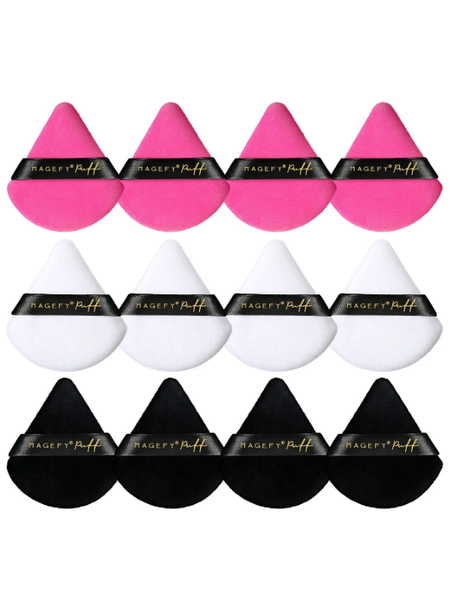 Magefy Make-Up Puff Set - 12 Pieces - Multicolor