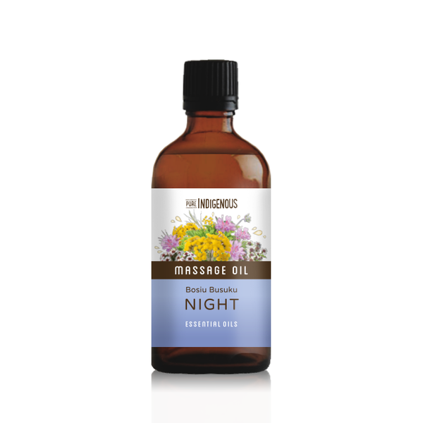 Pure Indigenous Night Massage Oil 100ml - Relaxing &amp; Sleep-Enhancing Blend