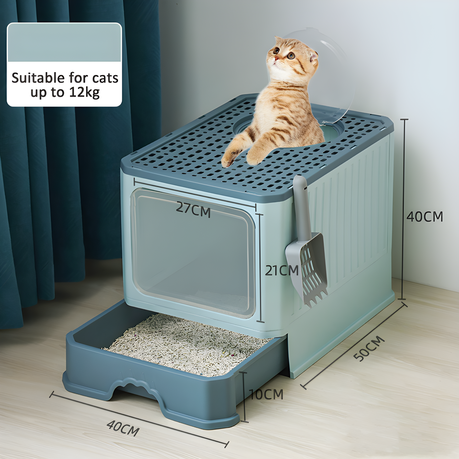 Cat Litter Box With Scoop Front Entry Top Exit Kitty Litter Box With Lid Shop Today. Get it Tomorrow takealot