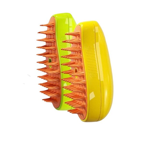 Steamy Brush and Massager for Dogs and Cats