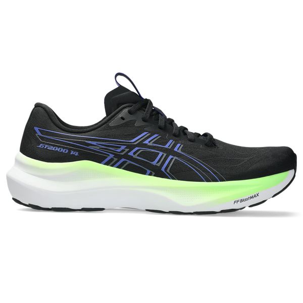 ASICS Men's GT-2000 14 Standard Road Running Shoes - Black/Cobalt Burst