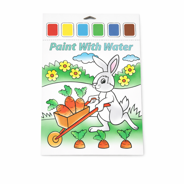 Paint With Water Activity Book - Water Colouring Fun for Kids