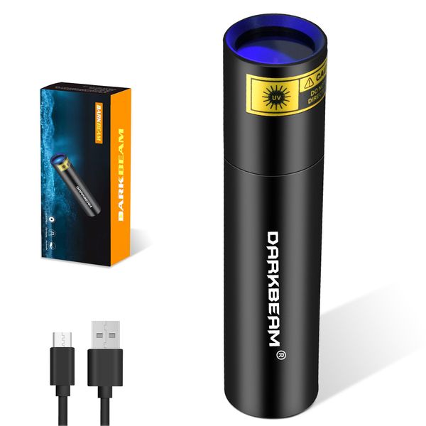 365 nm UV Flashlight LED Black Light Pet Urine Detector Flurescent