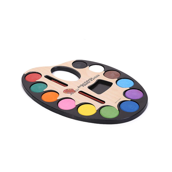 Large Rainbow Watercolour Artistic Paint Palette