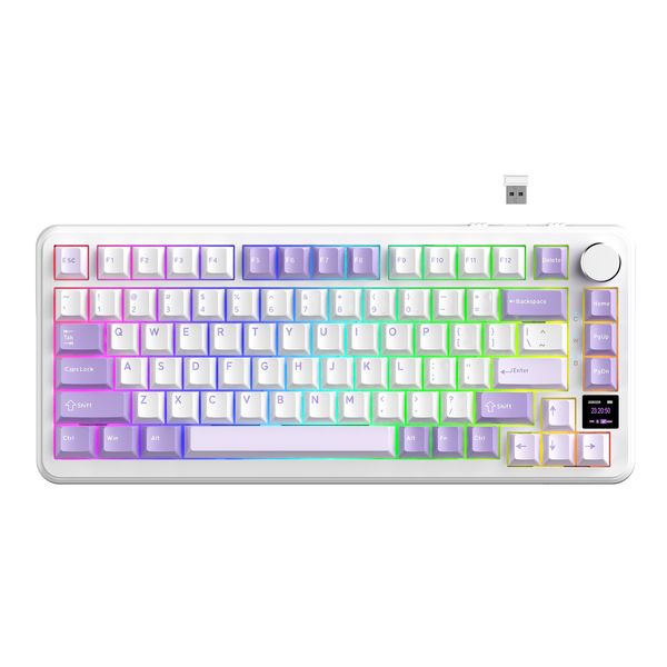 ATTACK SHARK X85PRO Wireless Mechanical Gaming Keyboard TFT Smart Display
