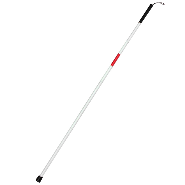 Folding Mobility Cane Blind Walking Stick Night Reflective Walking Crutch