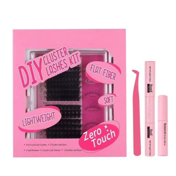 DIY Eyelash Extension Kit 12-18mm With 152 Eyelash Clusters For Beginners