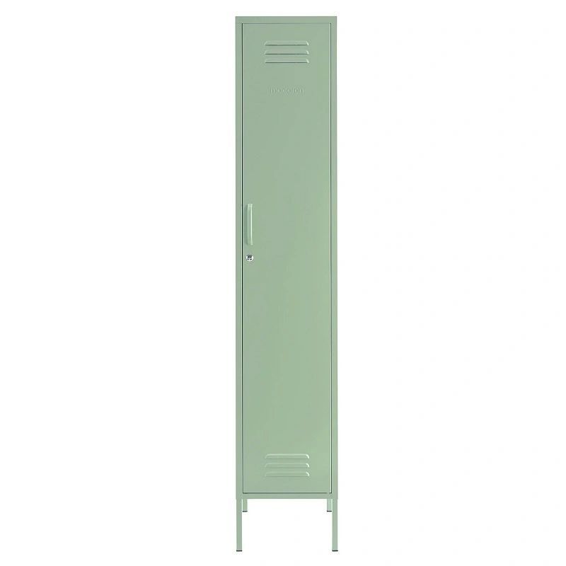 Steel Single Door Skinny Wardrobe Storage Matcha Green Shop