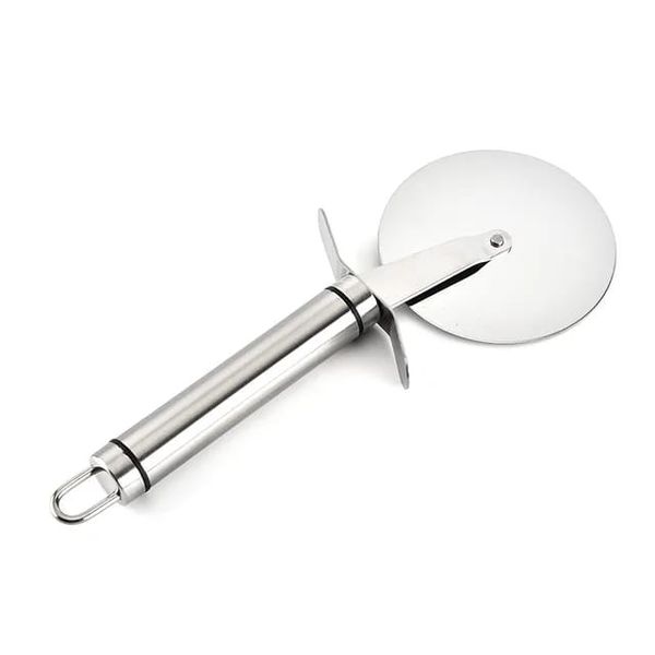 Stainless Steel Silver Wheel Rolling Pizza Cutter Knife