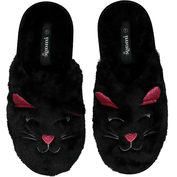 Kitro Women Black Sole Slip Ons