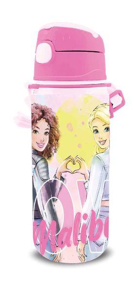 Barbie Aluminium Canteen with Strap 600ml
