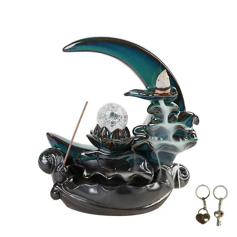Blue Lotus Backflow Waterfall Incense Burner Shop Today. Get it