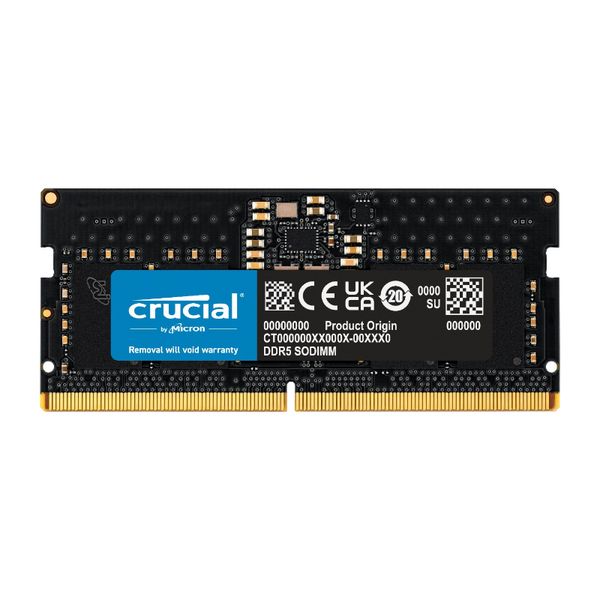 Crucial 16GB DDR5-4800MHz SODIMM Laptop Memory - Ultra-Fast RAM