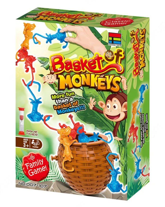 Pamper Hamper Basket Of Jumping Monkeys Game Shop Today. Get it Tomorrow!