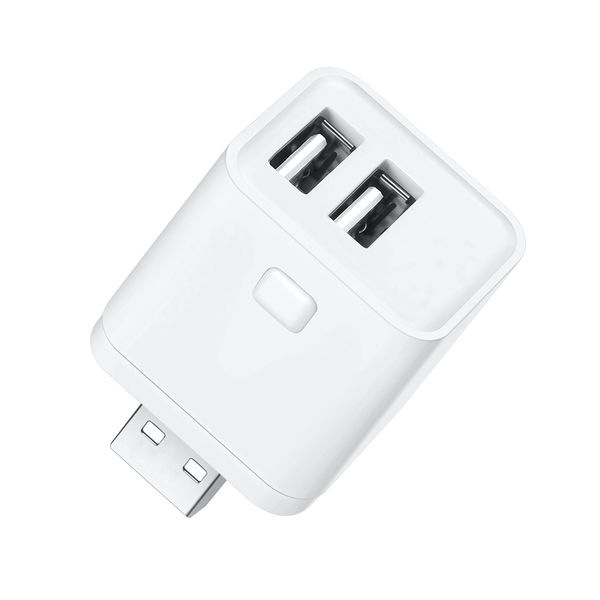 Tuya Wifi Usb Adaptor Switch 2 Gang 5V Mini Usb Power Adaptor