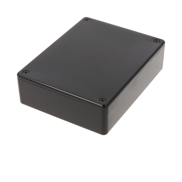 1591GSBK Polystyrene Enclosure Black 121x91x34mm IP54