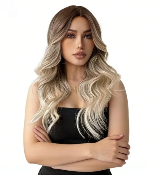 ABTOR Synthetic Wig, Easy To Wear, Heat-Resistant, Washable, Reusable, Soft