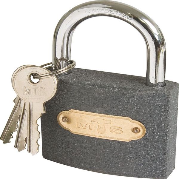 MTS Padlock Iron 63mm D/Blister Wz369