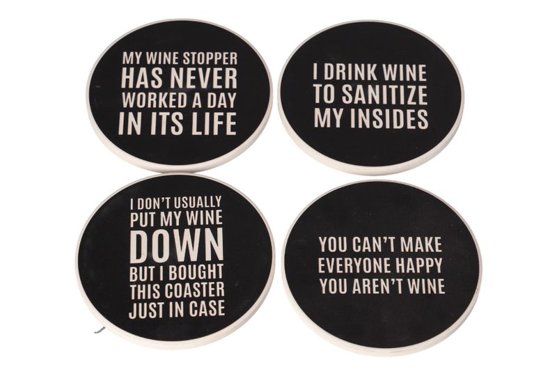 Danny home Absorbent Coasters Pack of 4 10.1CM