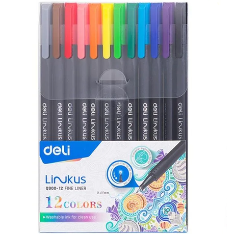 Staedtler Triplus Fineliners - Assorted Colours - Polybag of 10