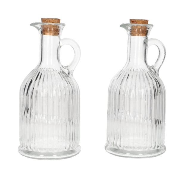 Vinegar &amp; Oil Dispenser with Cork Stopper