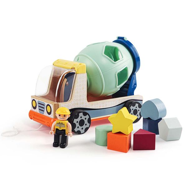 TopBright - Sorting Truck with Wooden Blocks Activity Toy