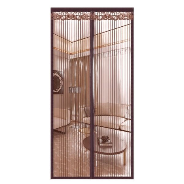 Magnetic Screen Door Self Sealing Hands Free Mesh Partition Keeps Bugs Out