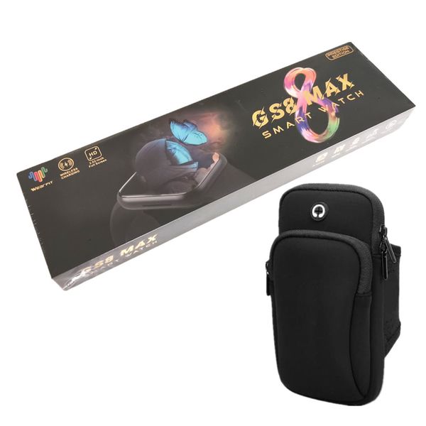 Wearfit GS8 MAX Smart Watch 2.02'- NFC Wireless Payment Enabled + Pouch